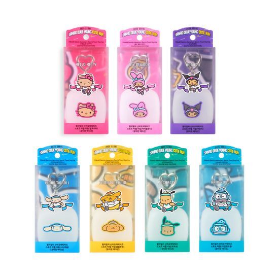 [Limited]【Fillimilli】Cutie Run Characters Sport Towel Keyring (Sanrio)