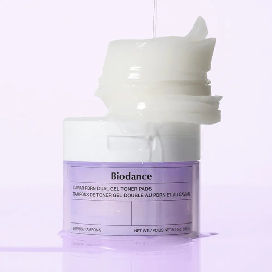 【Biodance】Caviar Pdrn Dual Gel Toner Pads