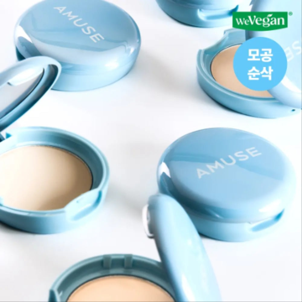 [Set]【Amuse】Airy Pore Blur Pact