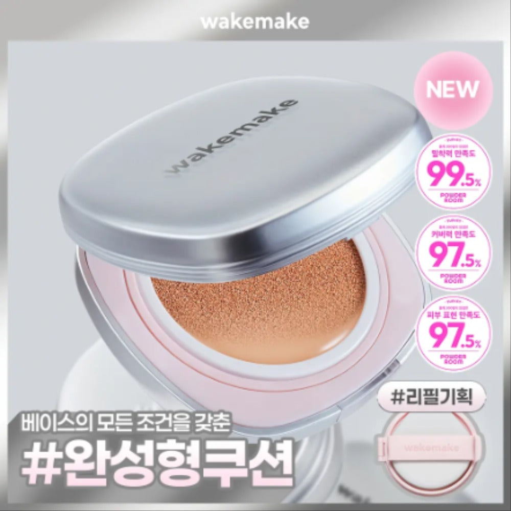 [RefillSet]【Wakemake】Skin Perfecting Cover Cushion