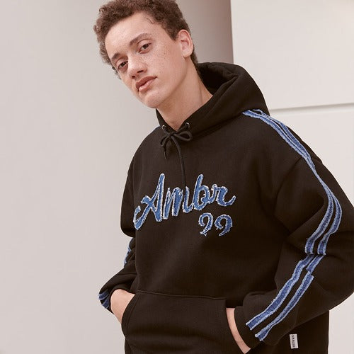 ★Ambler★ Over fit Hoodie Demin AMBLER (AHP1015)