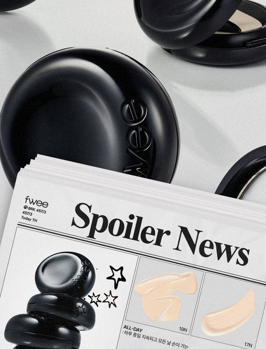 [Set]【Fwee】All Day Cover Black Cushion