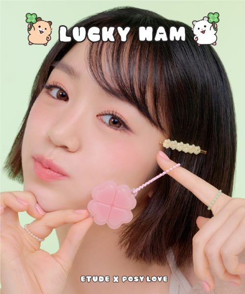 [Limited]【Etude House】Lucky Lip Ham Cheek (Posy Love)
