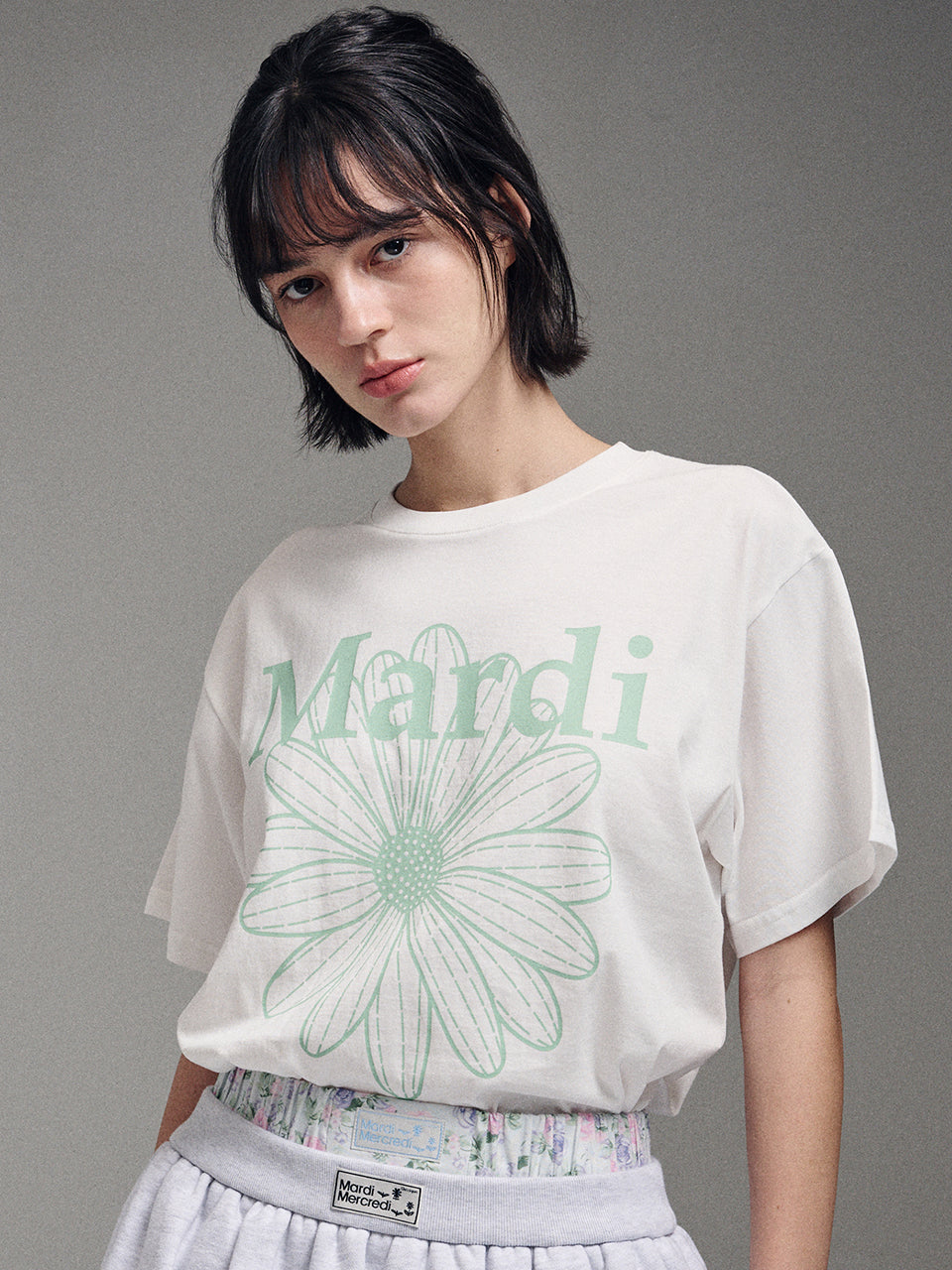 ★Mardi Mercredi★ Tshirt Flowermardi (4colors)
