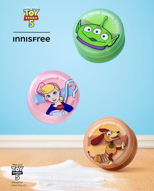 [Limited]【Innisfree】No-Sebum Mineral Powder (Toy Story)