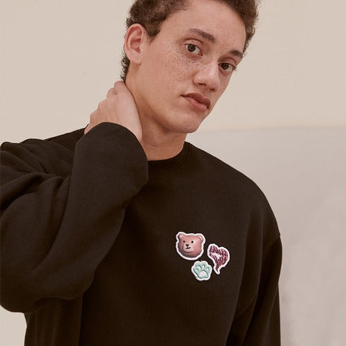 ★Ambler★ Over fit Sweatshirt Patch (AMM1105)