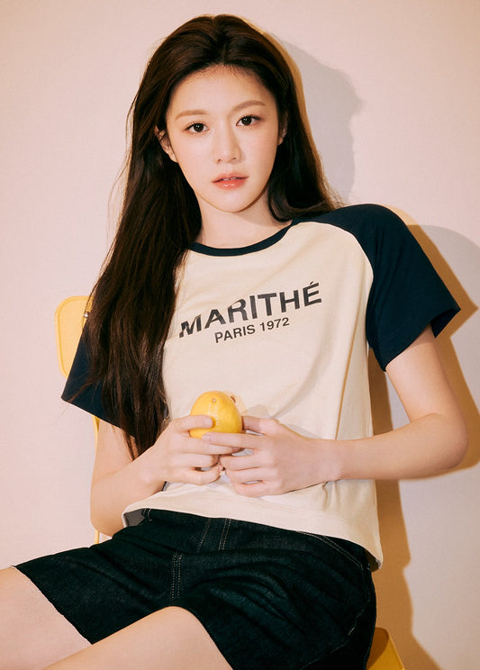 ★MFG★ W Raglan Regular Logo Tee (3 Colors)