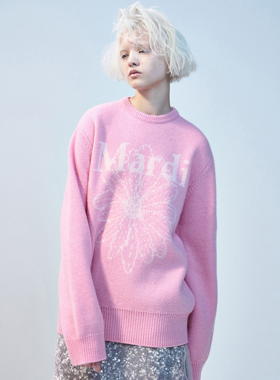 ★Mardi Mercredi★ Cashmere Blended Pullover Flowermardi (12colors)