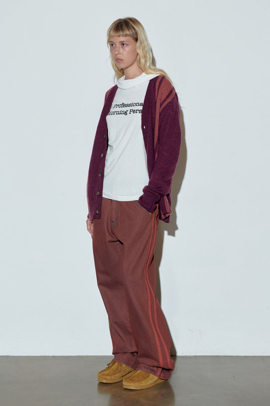 ★Sculptor★ Straight Line Denim Pants Brick