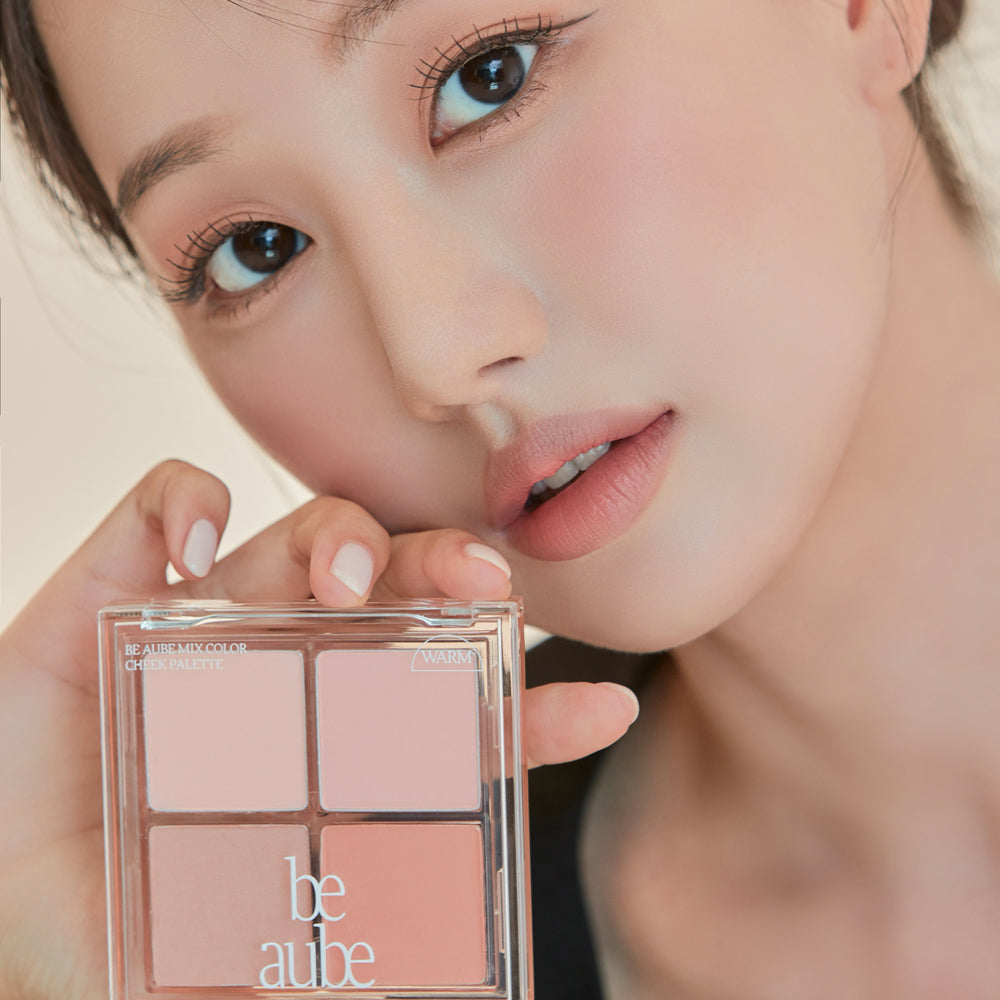 ★Be aube★ Mix Match Cheek Palette