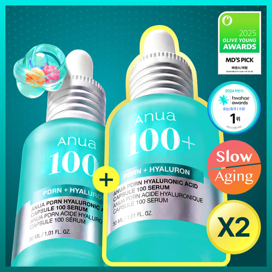 [2pcs]【Auna】PDRN Hyaluronic Acid Capsule 100 Serum