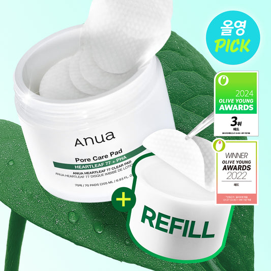 [Refill]【Anua】Heartleaf 77 Hyaluron Clear Pad
