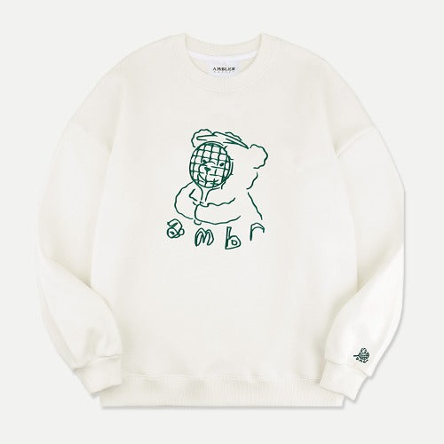 ★Ambler★ Over fit Sweatshirt Racket Mask (AMM1106)
