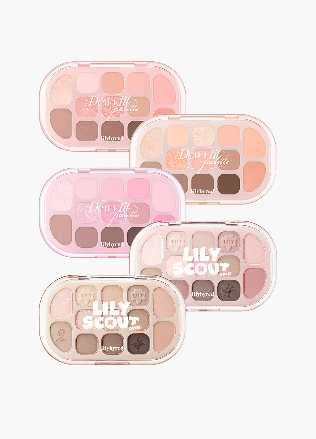 【Lilybyred】Dewy Fit Palette