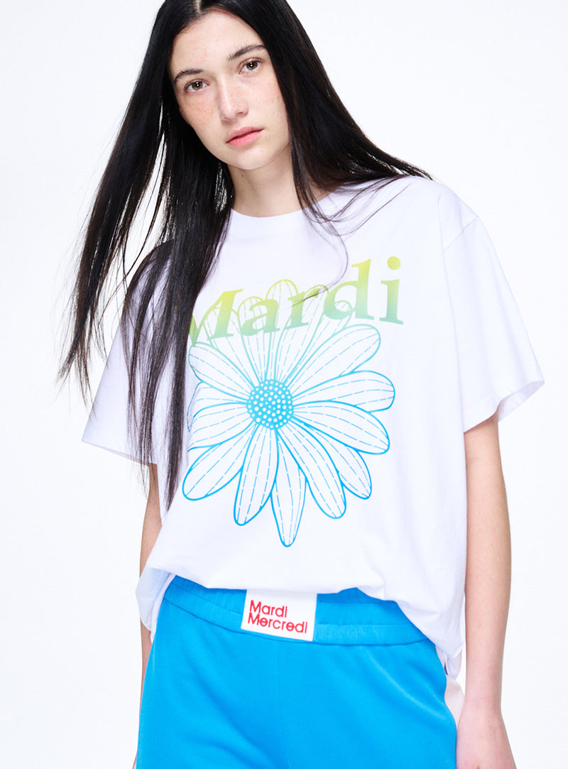 ★Mardi Mercredi★ T-shirt Flowermardi Gradation (6colors)