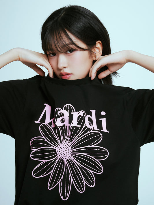 ★Mardi Mercredi★ T-shirt Flowermardi (10colors)