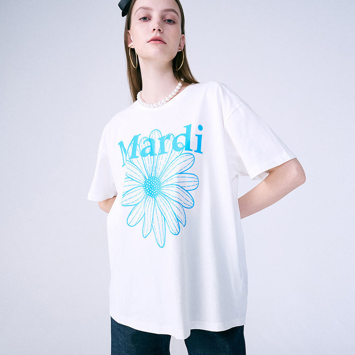 ★Mardi Mercredi★ T-shirt Flowermardi (10colors)