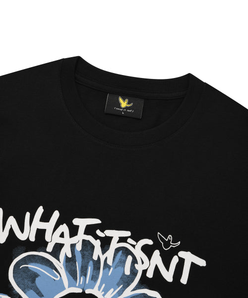 ★What it isNt★ Flory Graphic Half Sleeve T-shirt (2colors)