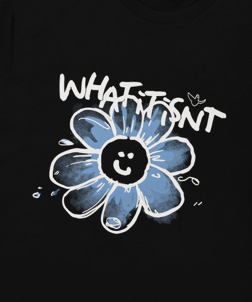 ★What it isNt★ Flory Graphic Half Sleeve T-shirt (2colors)
