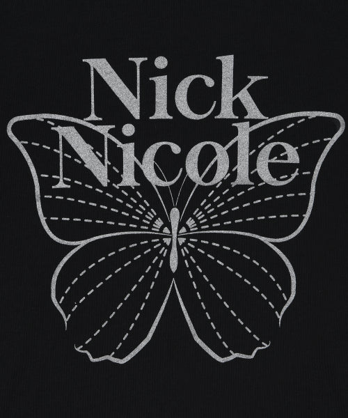 ★Nick Nicole★ Butterfly Signature Crop Top (9colors)