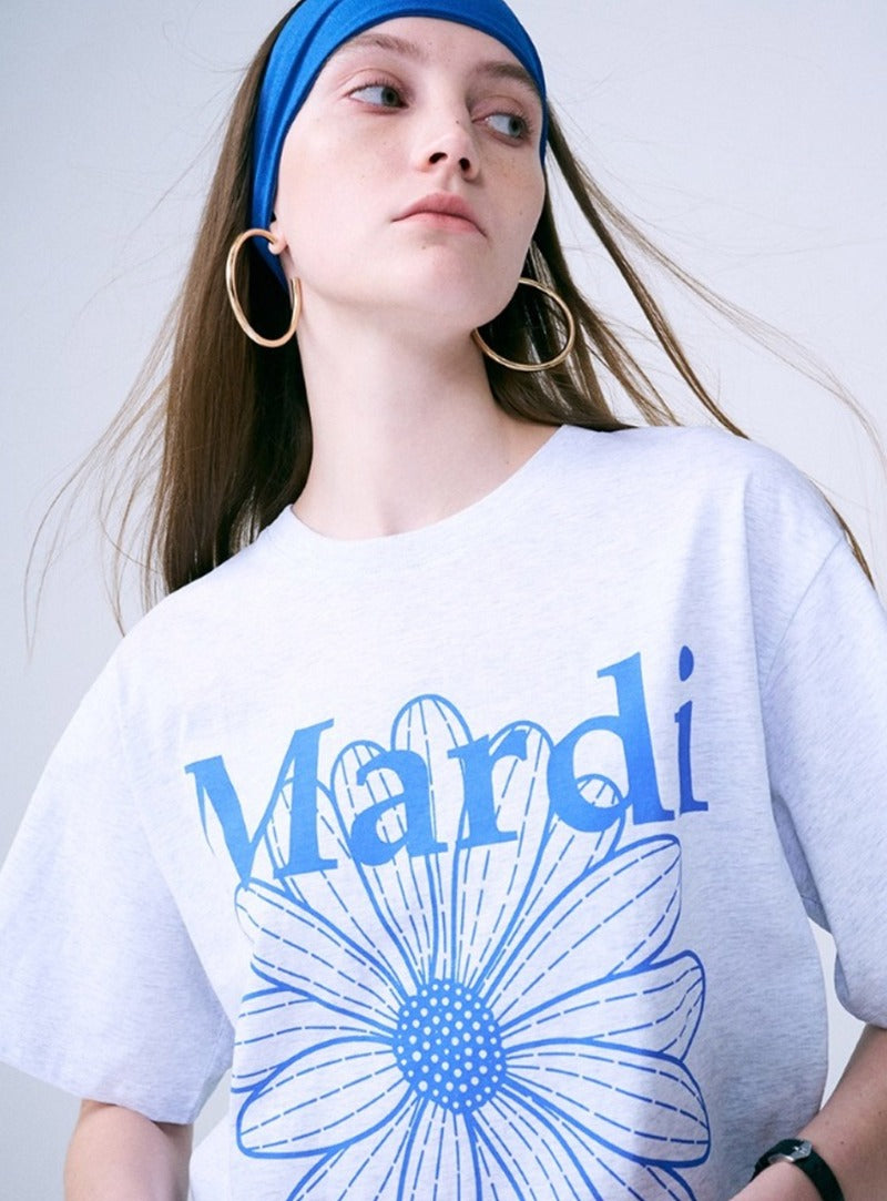 ★Mardi Mercredi★ T-shirt Flowermardi (10colors)