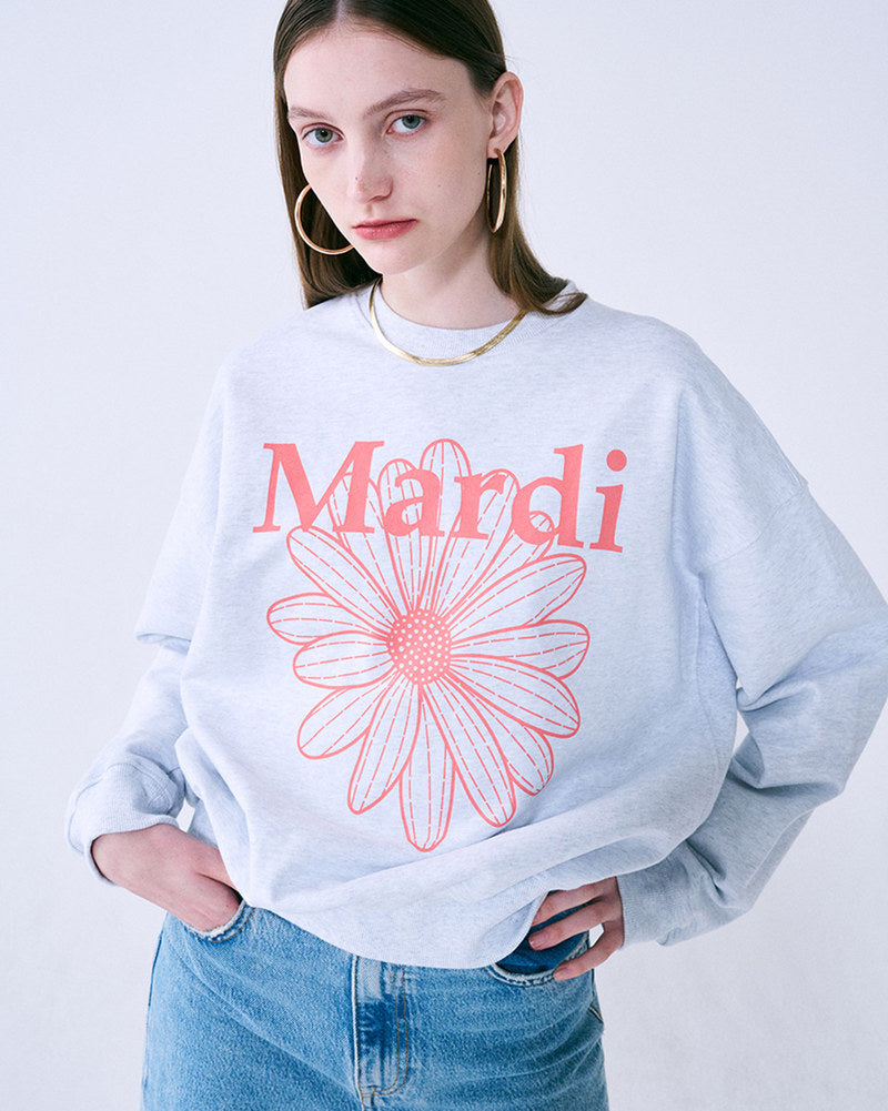 ★Mardi Mercredi★ Sweatshirt Flowermardi (22colors)