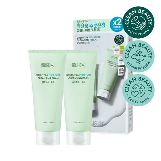 ★Round Around★ Greentea Moisture Cleansing Foam