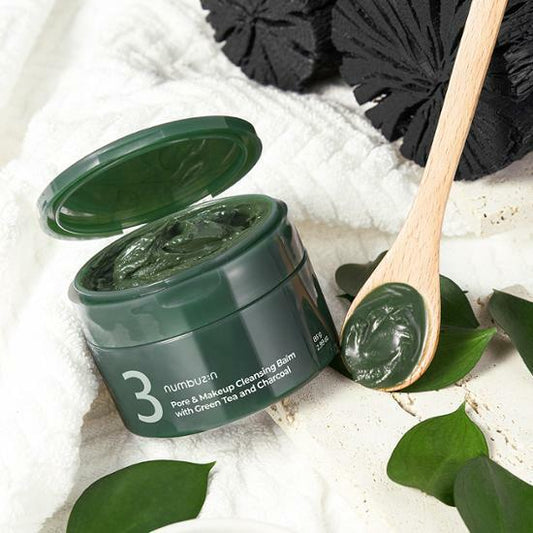 ★Numbuzin★ #03 Pore & Makeup Cleansing Balm with Green Tea & Charcoal