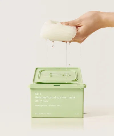 【Abib】Heartleaf Calming Sheet Mask (Daily Pick)