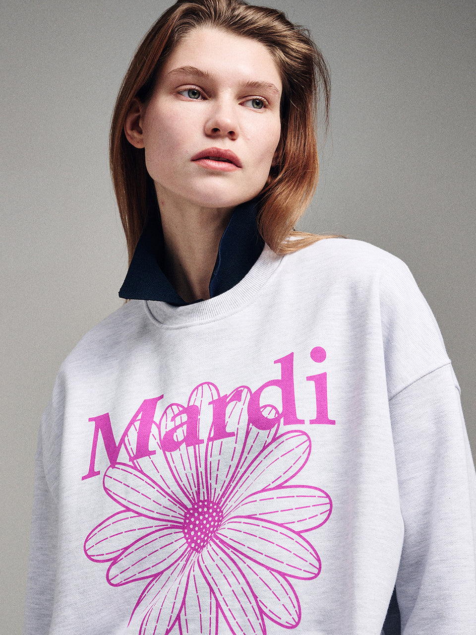 ★Mardi Mercredi★ Sweatshirt Flowermardi (22colors)