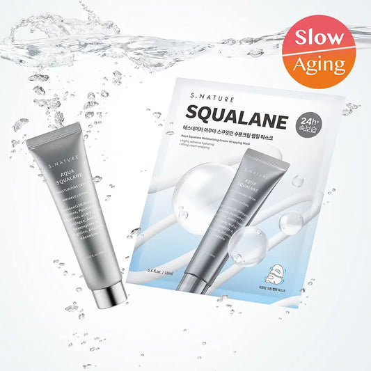 【Snature】Aqua Squalane Moisturizing Cream Wrapping Mask