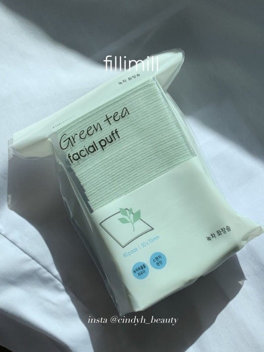 ★Fillimilli★ Green Tea Facial Puff 80p