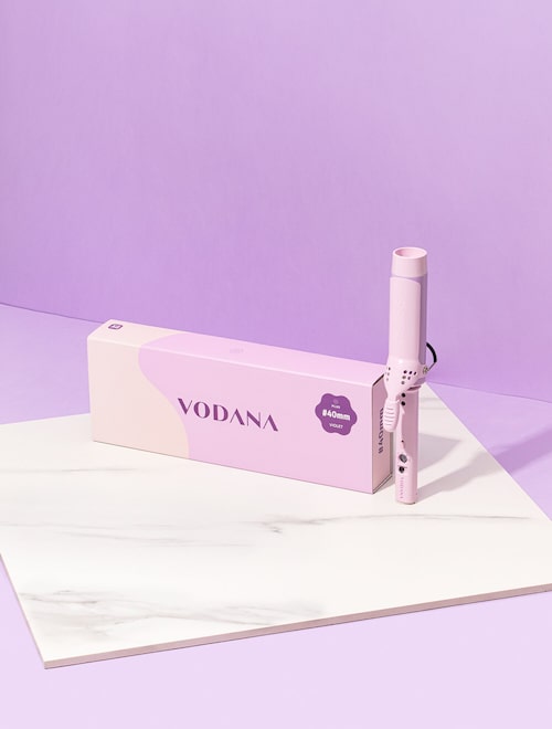 ★Vodana★ Glamwave Curling Iron Free Voltage Plus 34mm (Violet)