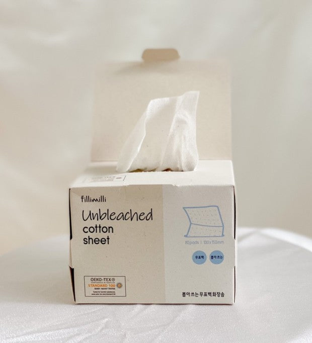 ★Fillimilli★ Unbleached Cotton Sheet 80p