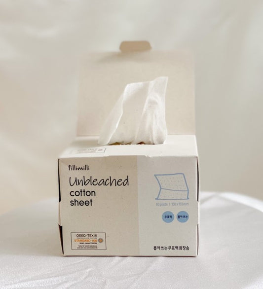 ★Fillimilli★ Unbleached Cotton Sheet 80p